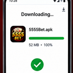 Download 5555Bet APK file on Android phone
