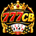 777 CB Game APK logo with crown, cards, chips, and gold coins
