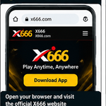 X666 Game APK step 1 showing the verified download source on apkgamespot.com